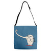 lonely traveller Adjustable Strap Totes