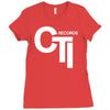 cti records Ladies Fitted T-Shirt