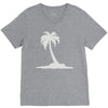 palm tree V-Neck Tee