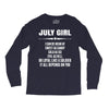 Super July Girl Long Sleeve Shirts