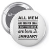 all men are created equal january Pin-back button