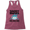 Daddy Shark Doo Doo Doo Racerback Tank