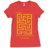 fun maze Ladies Fitted T-Shirt