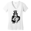 uncle sam Women's V-Neck T-Shirt