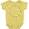 Outside Circle Baby Onesie