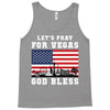 Lets Pray For Vegas, God Bless Tank Top