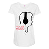 house music Maternity Scoop Neck T-shirt