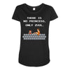 there is no princess Maternity Scoop Neck T-shirt
