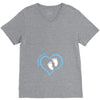 Custom baby boy name maternity design V-Neck Tee