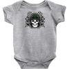 skull racer Baby Onesie