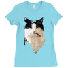 cat1 Ladies Fitted T-Shirt