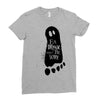 eat drink and be scary 2 Ladies Fitted T-Shirt