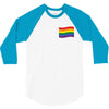 Rainbow Flag 3/4 Sleeve Shirt