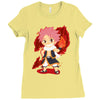 natsu dragneel Ladies Fitted T-Shirt
