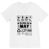 Born In May V-Neck Tee