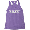 kiss me, i'm from guam Racerback Tank