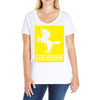 unicorn Ladies Curvy T-Shirt
