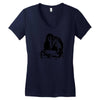 deep depression sad girl Women's V-Neck T-Shirt