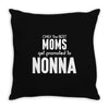 Only The Best Moms Get Promoted To Nonna Throw Pillow