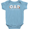 old and plastered oap ladies Baby Onesie