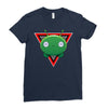 Final Space Mooncake with Triangle Ladies Fitted T-Shirt