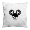 mad mickey Throw Pillow