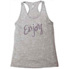 cute enjoy Racerback Tank