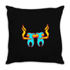 high tooths with joint Throw Pillow