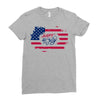 happy 4th of july Ladies Fitted T-Shirt