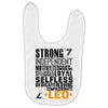 Strong Independent Motivated Leo Baby Bibs
