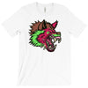 pink punk wolf T-Shirt