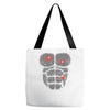 gunshot gorilla chest tee Tote Bags