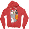 kittens in a pocket Zipper Hoodie