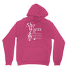 she wants the d black Unisex Hoodie