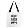 read books drink coffee eat chocolate pet cats Tote Bags