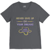 never give up on dreams V-Neck Tee