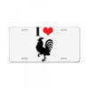 i love cock License Plate