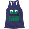 st. patrick's day titties and beer Racerback Tank