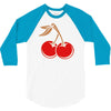big texas cherry 3/4 Sleeve Shirt