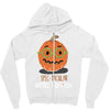spec tacular pumpkin Zipper Hoodie