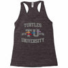 turtles university Racerback Tank