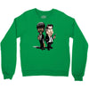 pulp fiction caricature ideal birthday gift present Crewneck Sweatshirt