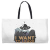I Want To Leave Weekender Totes