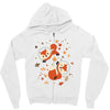space fox Zipper Hoodie