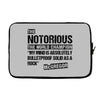 The Notorious Laptop cover