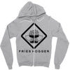fries hogger Zipper Hoodie