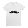 mustache Ladies Fitted T-Shirt