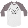 cute 3/4 Sleeve Shirt