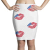 4th of July Lip Pencil Skirts