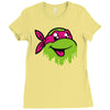 raph   tmnt facemelt Ladies Fitted T-Shirt